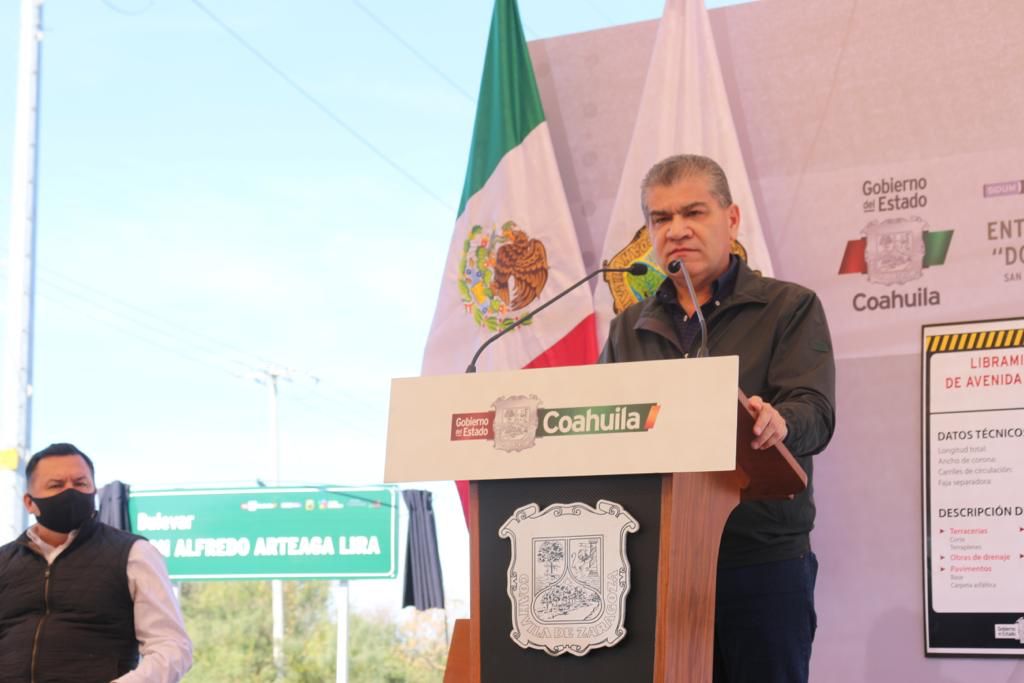 Entrega MARS obras en la Carbonífera por 59.5 mdp