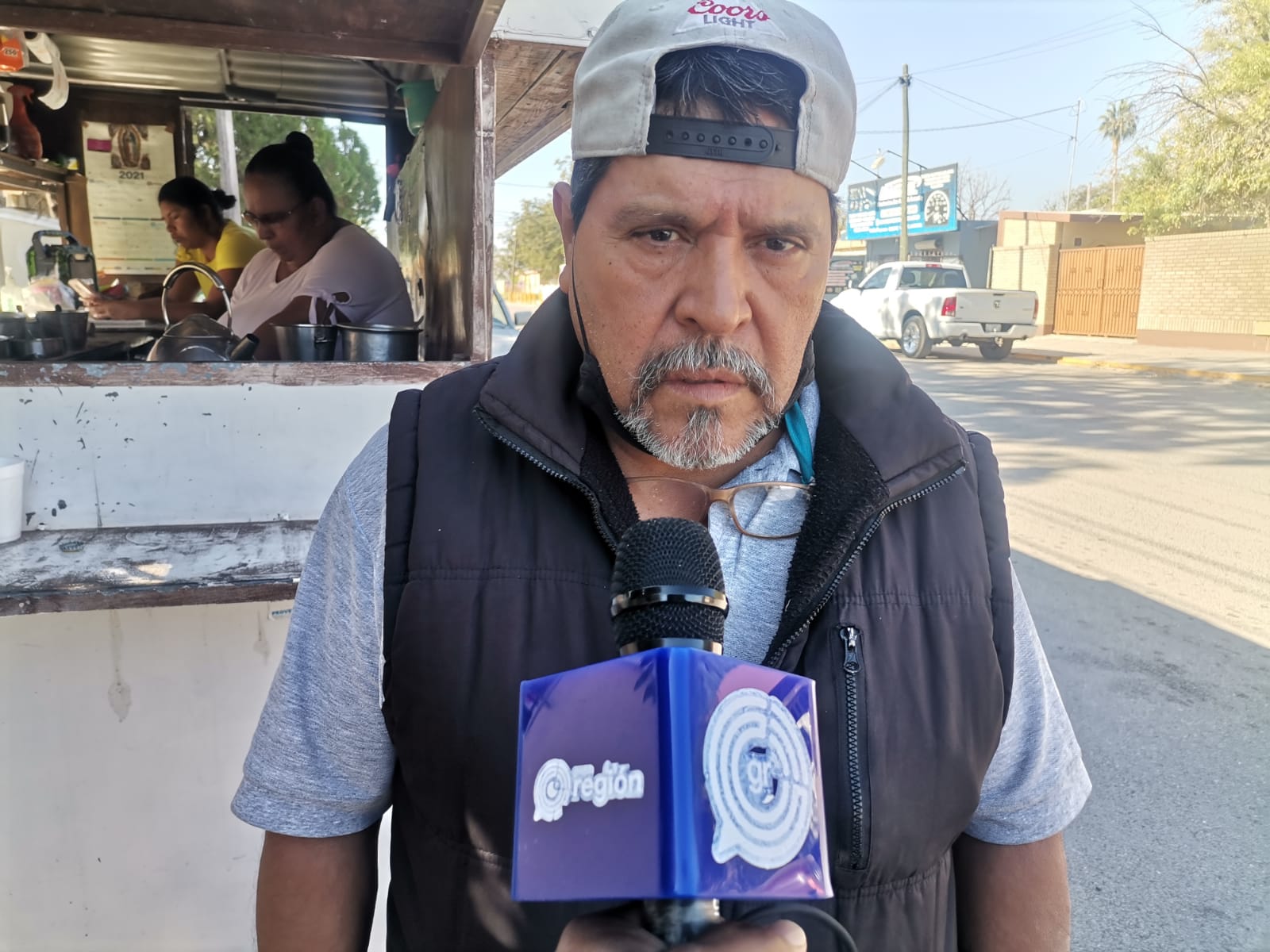 Guardias de seguridad de planta lavadora trabajan sin Seguro Social