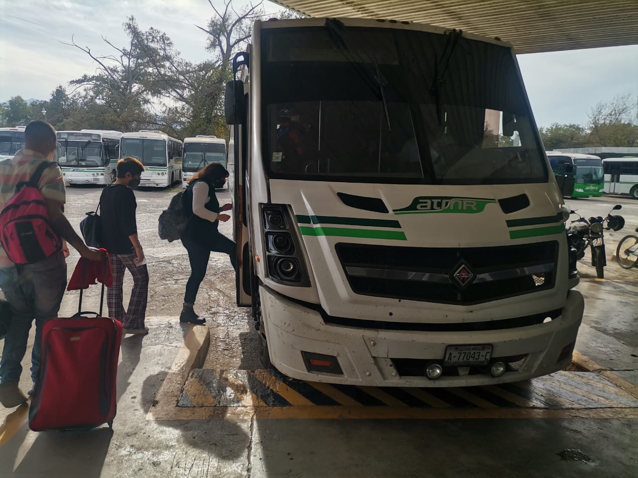 Continúan medidas sanitarias en transporte de pasajeros ATMR