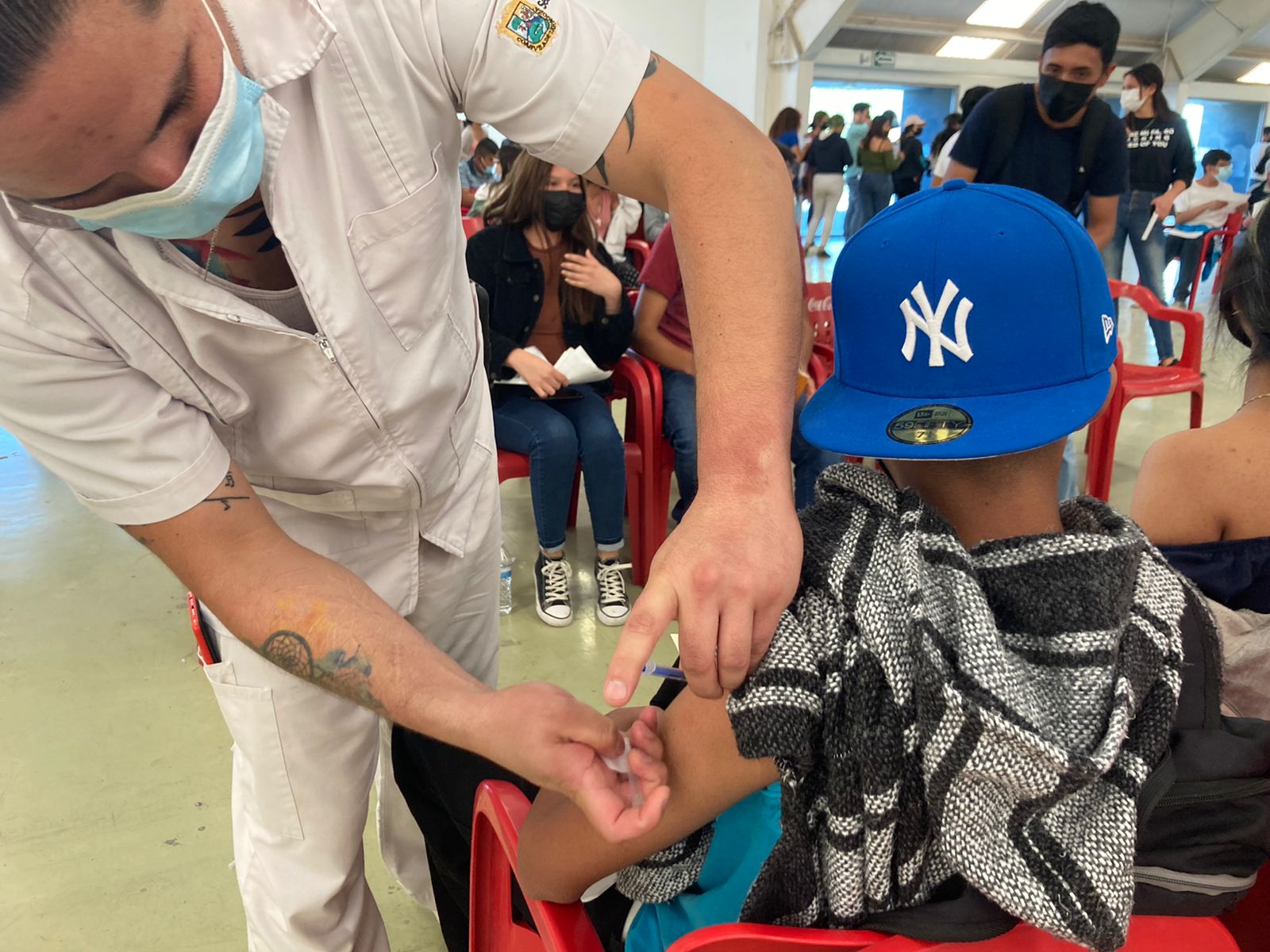Finaliza jornada de vacunación de 15 a 17 años