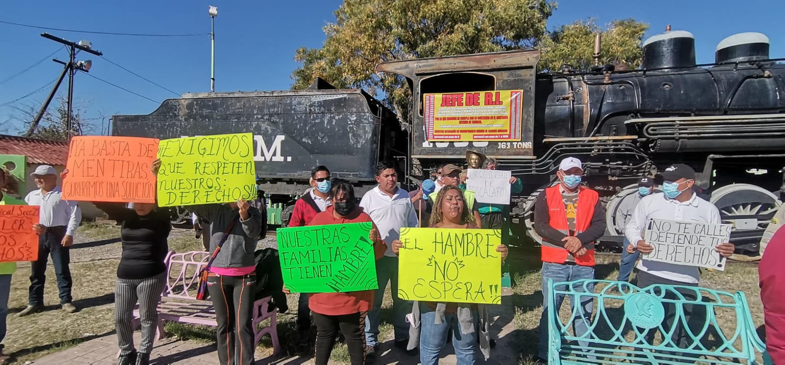 Exigen trabajadores de Ferromex respeten sus derechos laborales