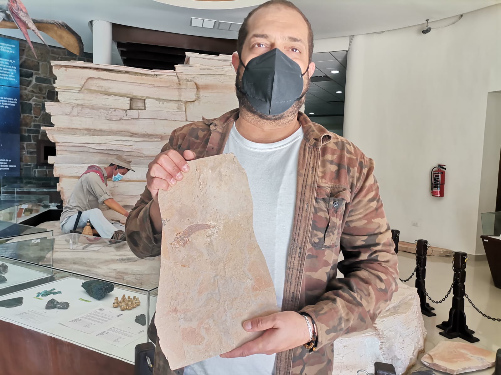 Investigadores de la UNAM visitan canteras; estudian peces de 90 millones de años