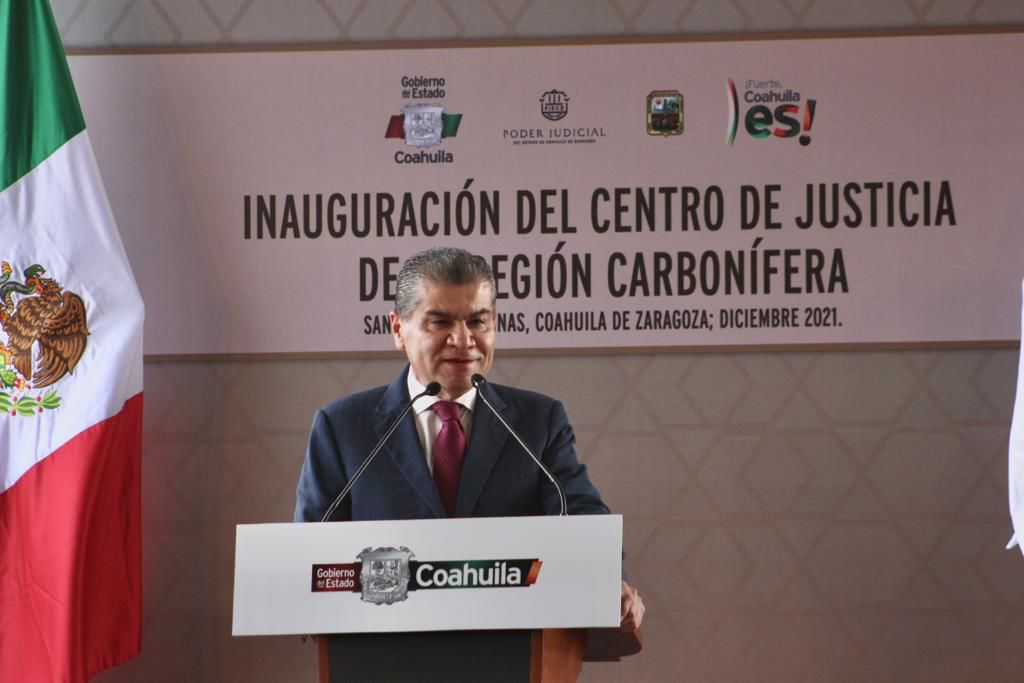 INAUGURA MARS CENTRO DE JUSTICIA CIVIL Y FAMILIAR DE LA REGIÓN CARBONÍFERA