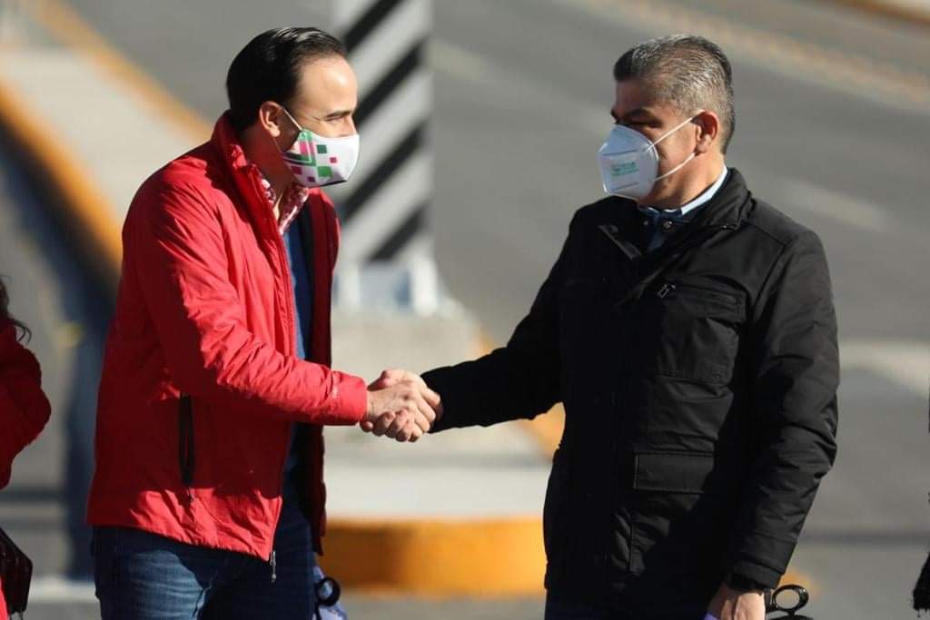 Riquelme y Manolo entregan grandes obras en Saltillo por 200 mdp