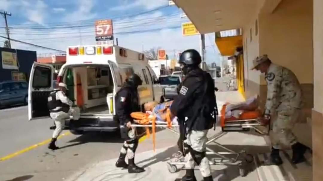 Trasladan un elemento de la Guardia Nacional a hospital militar en Nuevo León