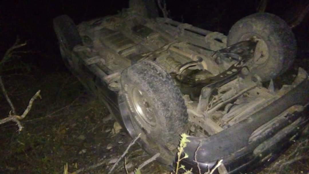 Cinco lesionados en accidente carretera Muzquiz-Boquillas