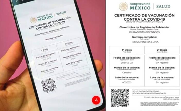 Respalda Canirac propuesta de pedir certificado de vacunación
