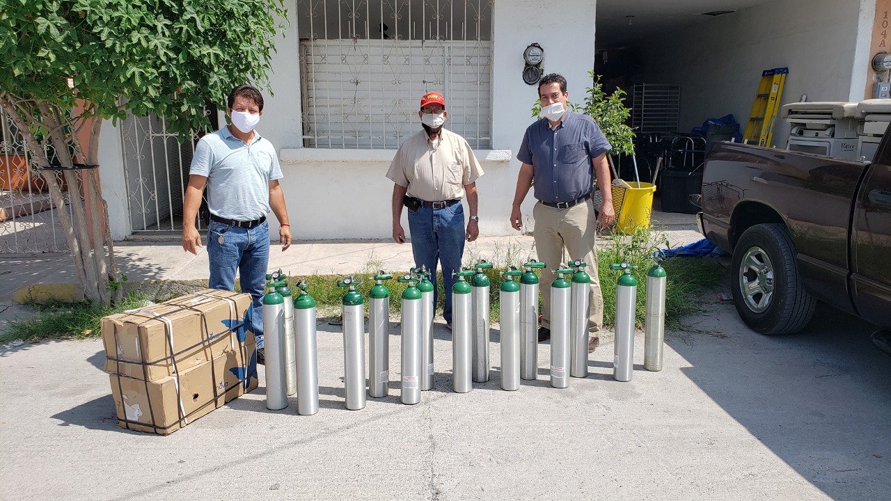 Alta demanda por tanques de oxígeno
