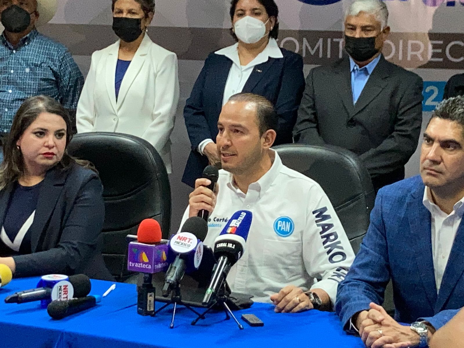 Evade Marko Cortés tema de una posible alianza en 2023