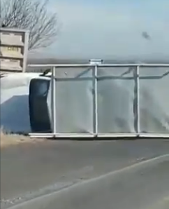 Logra automovilista grabar accidente en la carretera Allende-Nueva Rosita