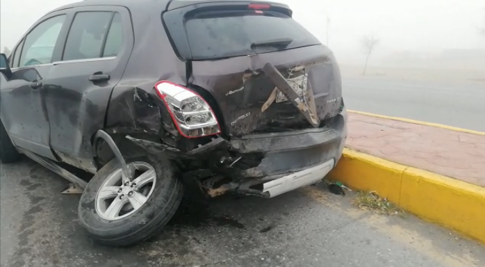 Fuerte accidente deja una persona lesionada