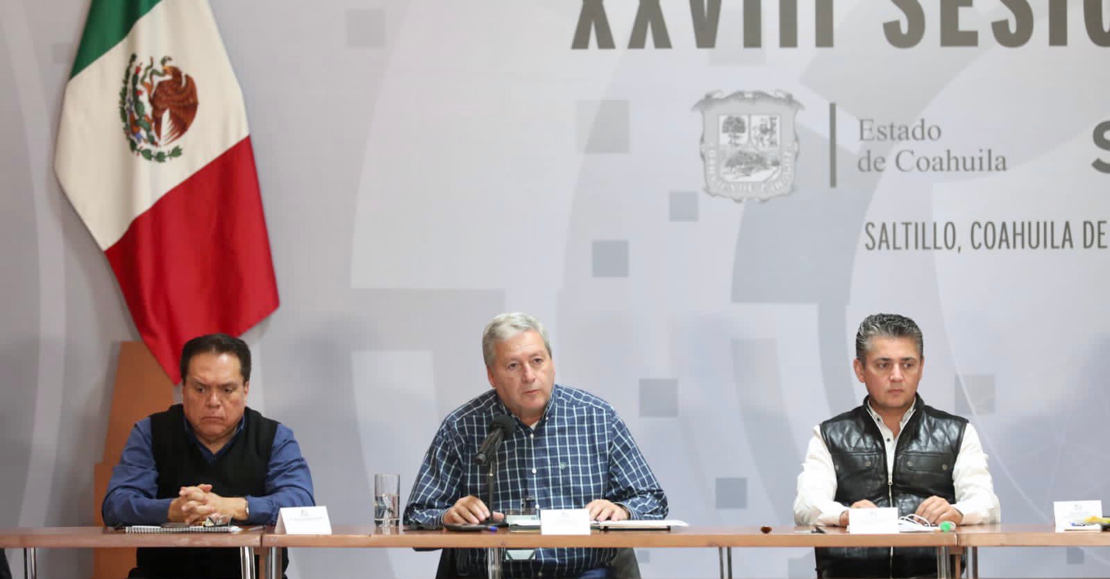 Firma Chema Fraustro con alcaldes Convenio de Coordinación Policial