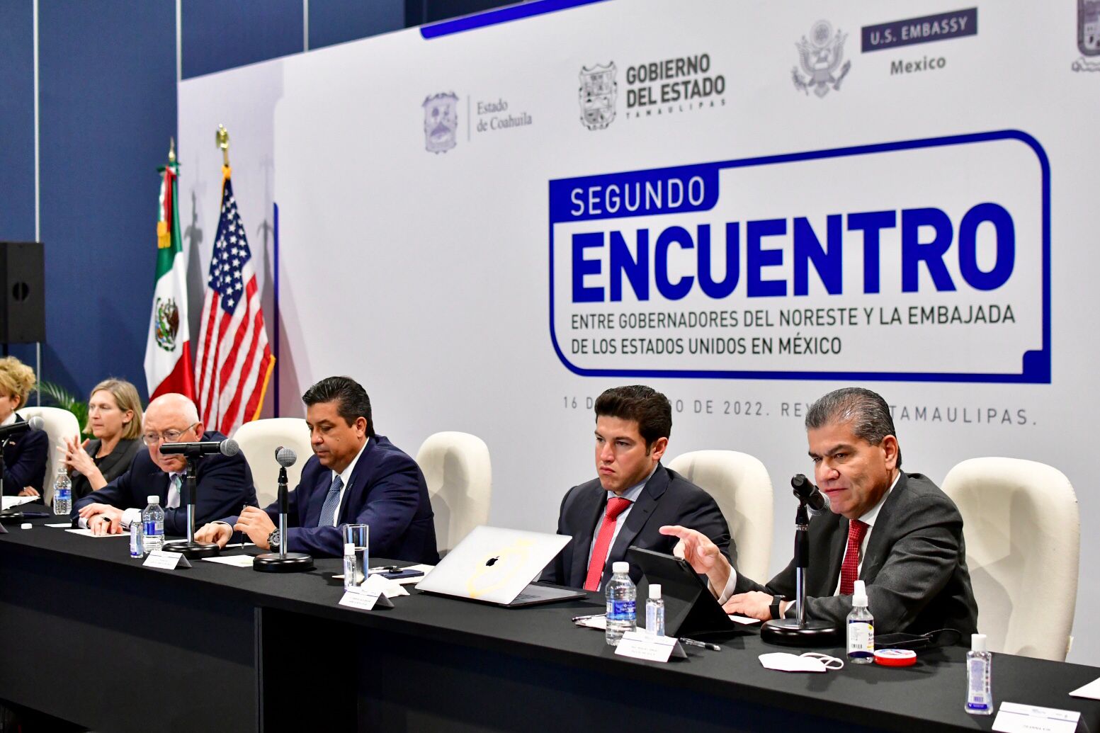 Migración, infraestructura y energía, temas en la reunión de gobernadores con Embajador de EU: MARS