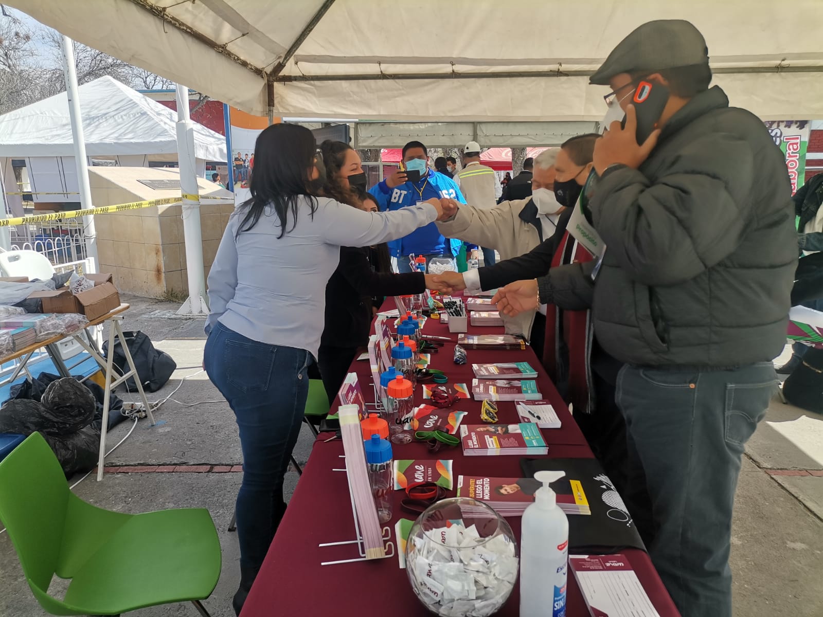 Realizan feria vocacional universitaria bajo protocolos por pandemia en CBTIS 20
