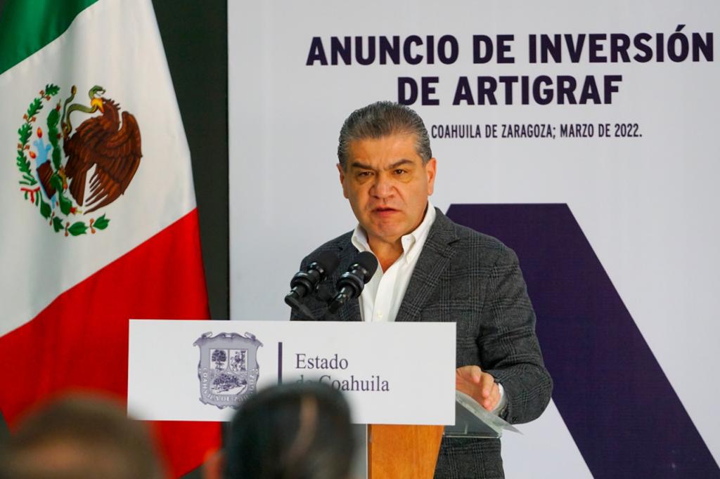 Anuncia MARS inversión de la empresa Artigraf en La Laguna