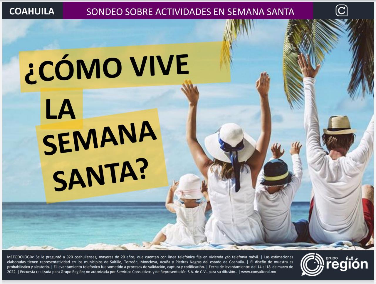 Semana Santa: ¿Qué harán los coahuilenses?