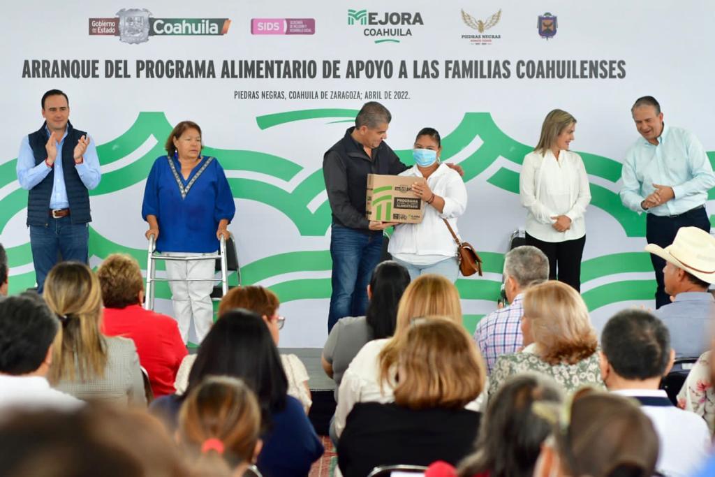 Arranca Riquelme programa alimentario en Piedras Negras