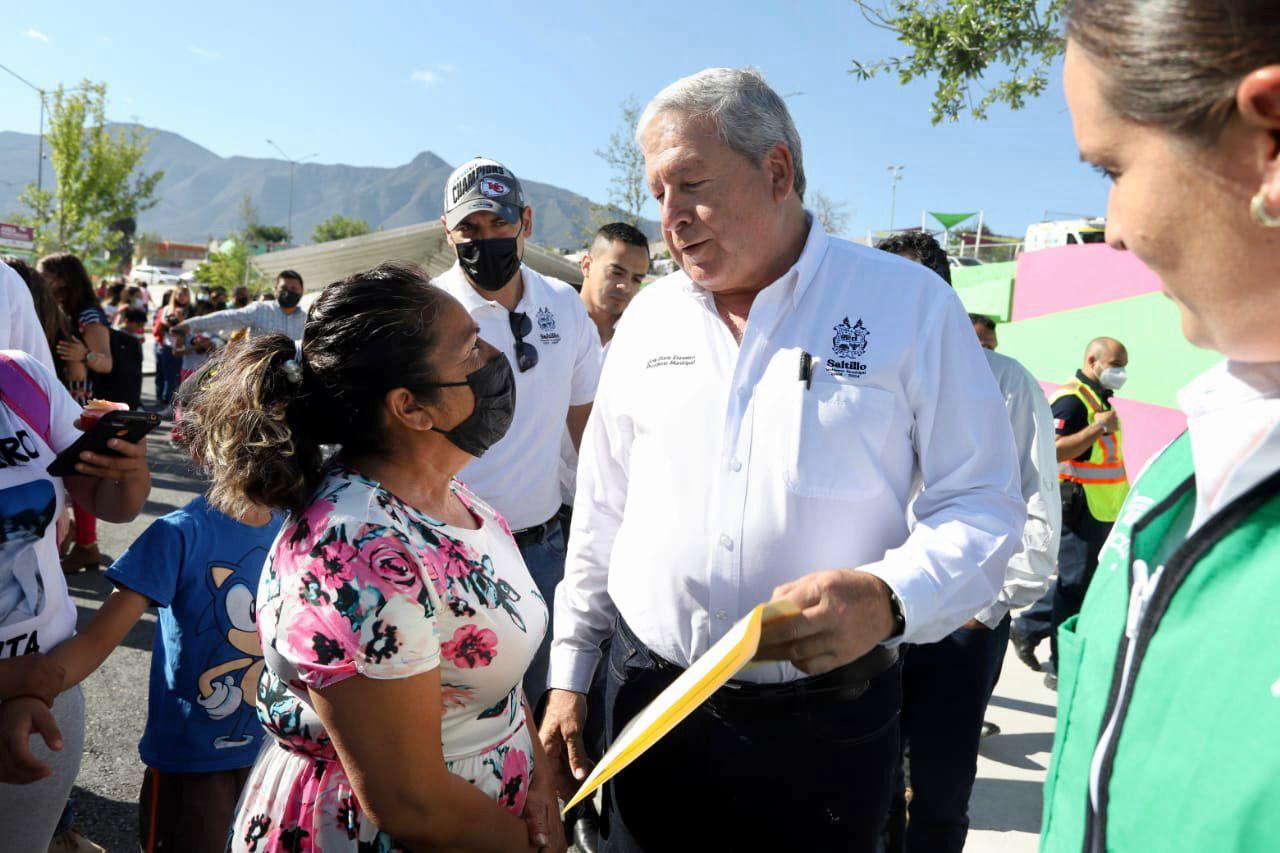 Realizan Macrobrigada “Saltillo Nos Une” para familias saltillenses