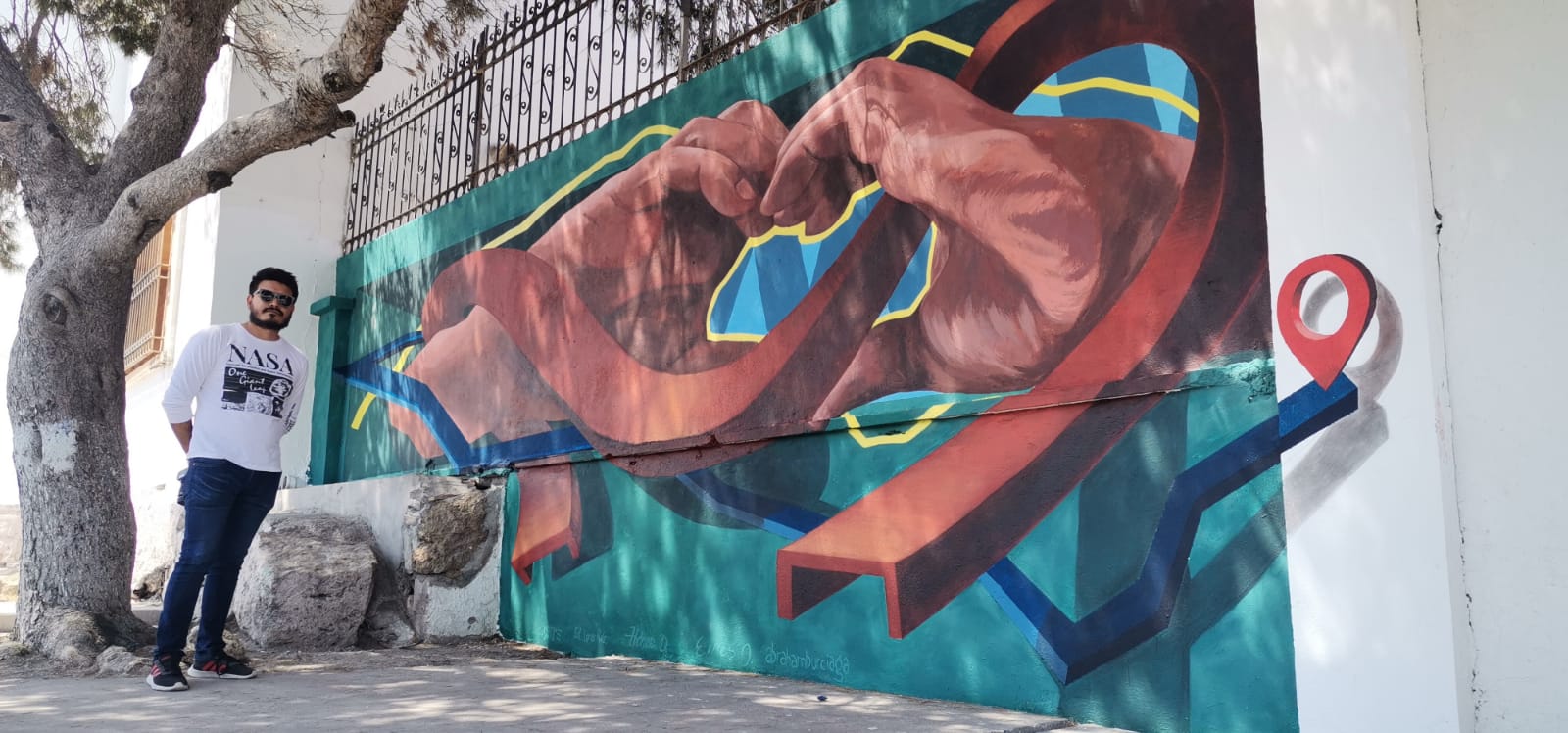 En Monclova, el primero de cinco murales de arte urbano en Coahuila