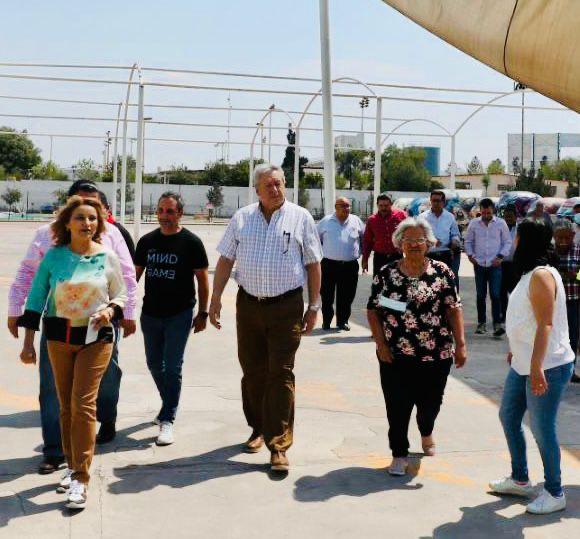 Anuncia Chema Fraustro obras en los Biblioparques