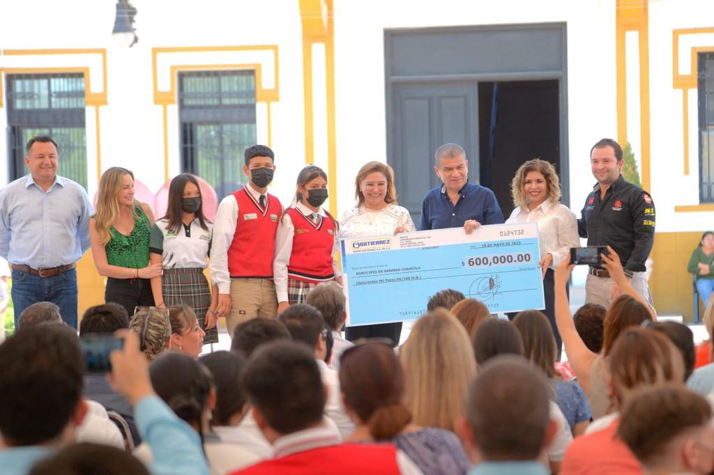 Entrega MARS obras viales en la Carbonífera por más de 37 mdp