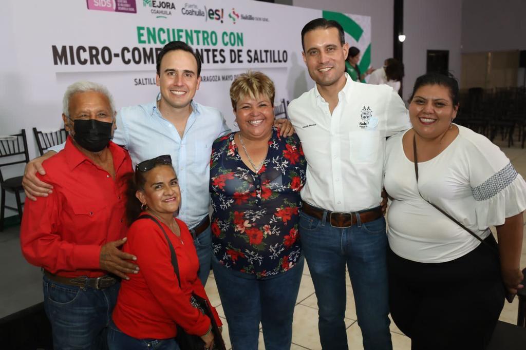 Llega Mejora Coahuila a los comerciantes de Saltillo