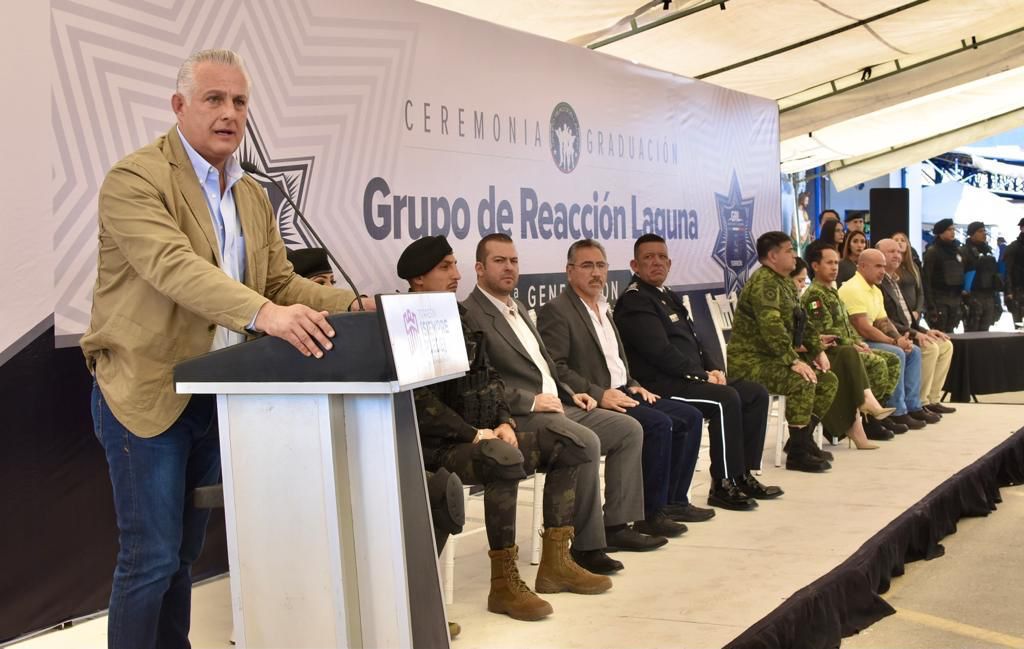 Se gradúa primera generación del Grupo de Reacción Laguna
