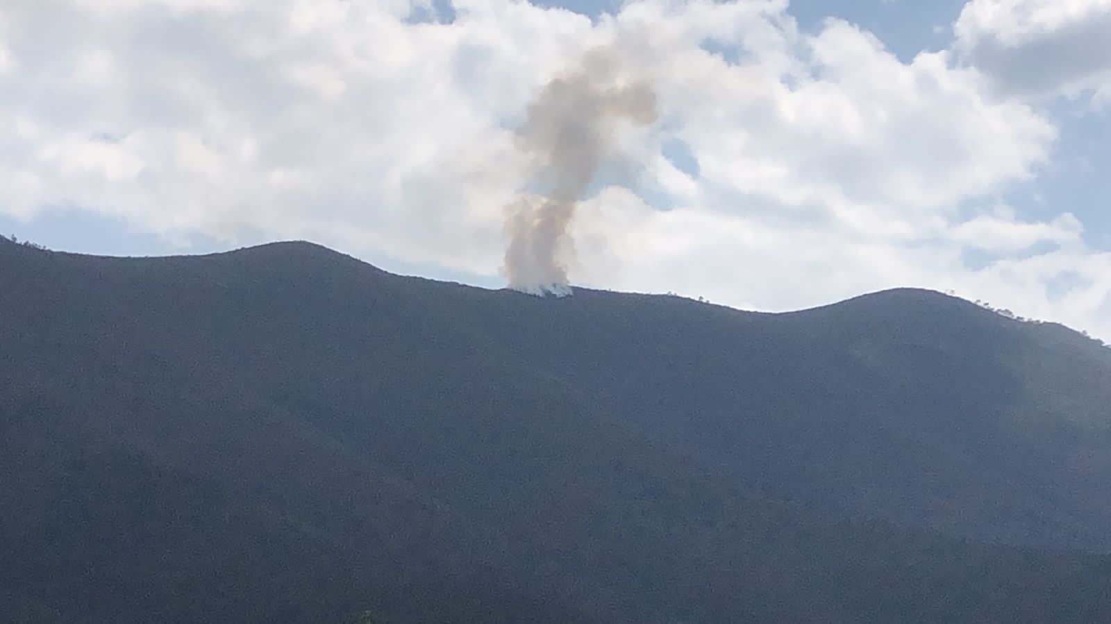 Se registra incendio en la Sierra de Arteaga