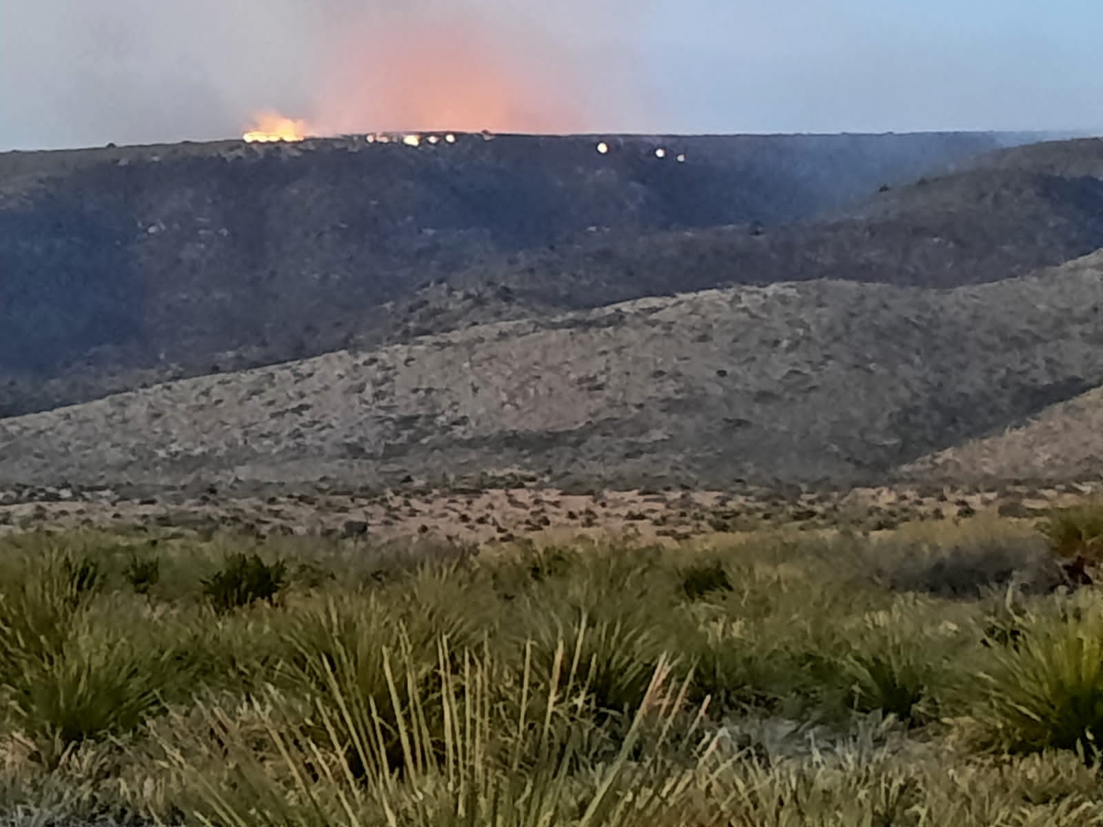 Detectan incendio forestal en el “Cedrito” en la Sierra de Acuña