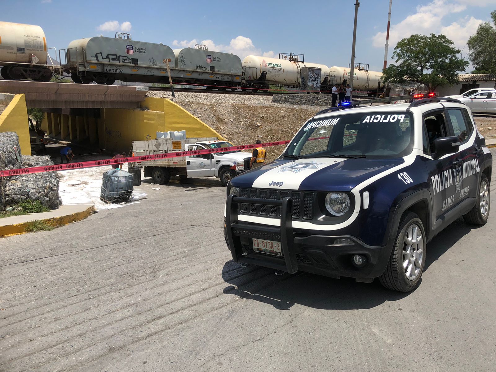 Derrame de mil litros de ácido deja un herido