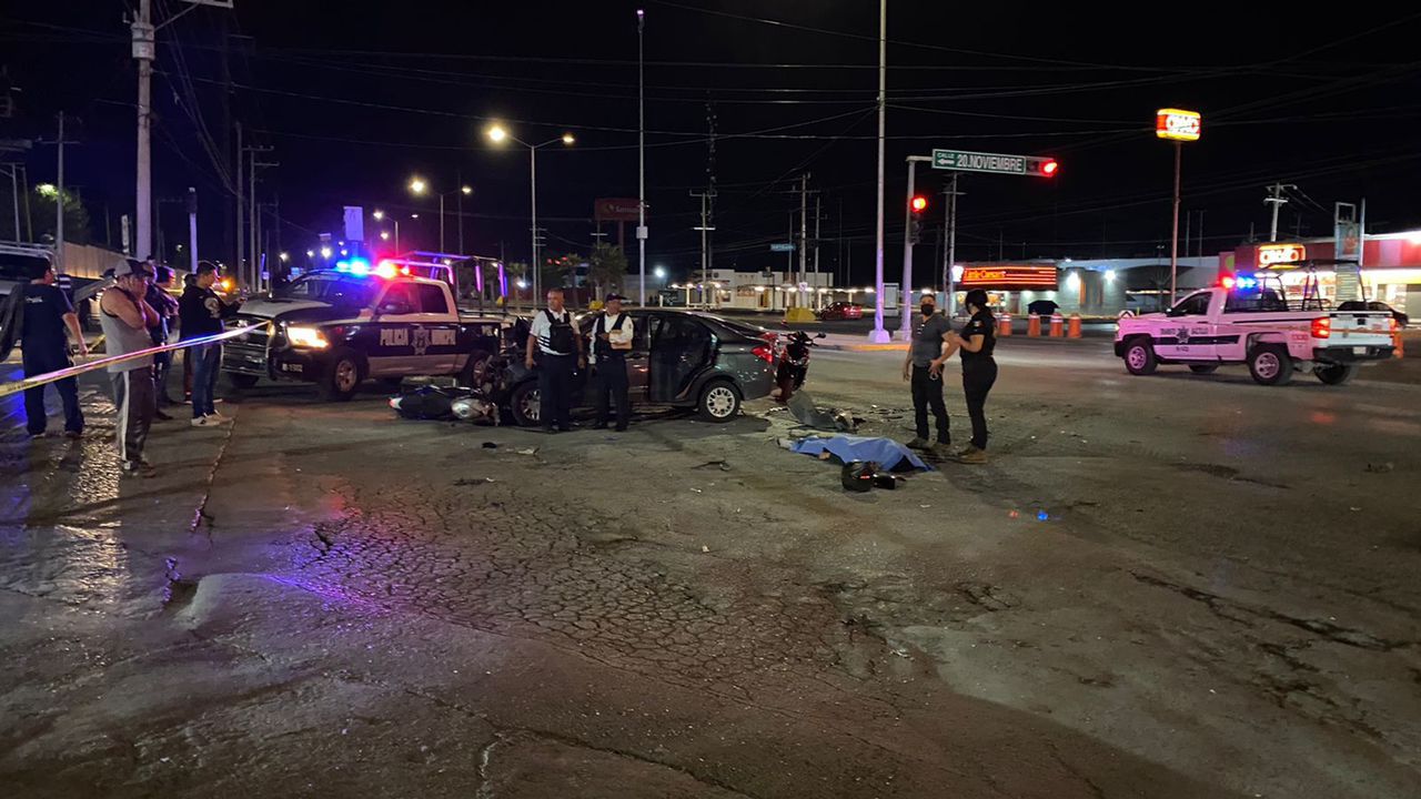Imprudencia le cuesta la vida, muere joven motociclista en accidente
