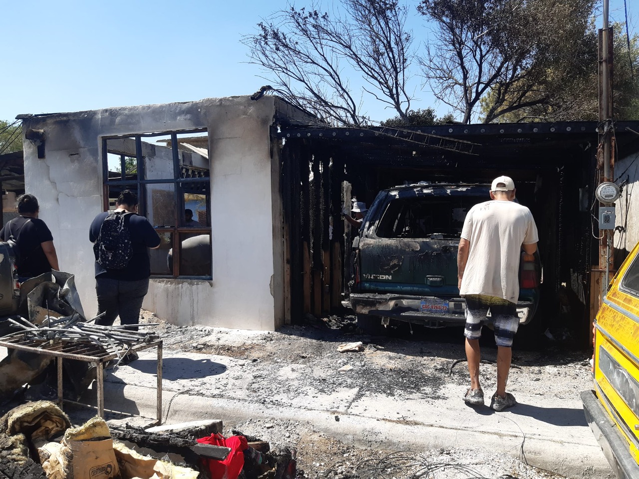 Se incendian dos casas por cortocirtuito derivado de altas temperaturas