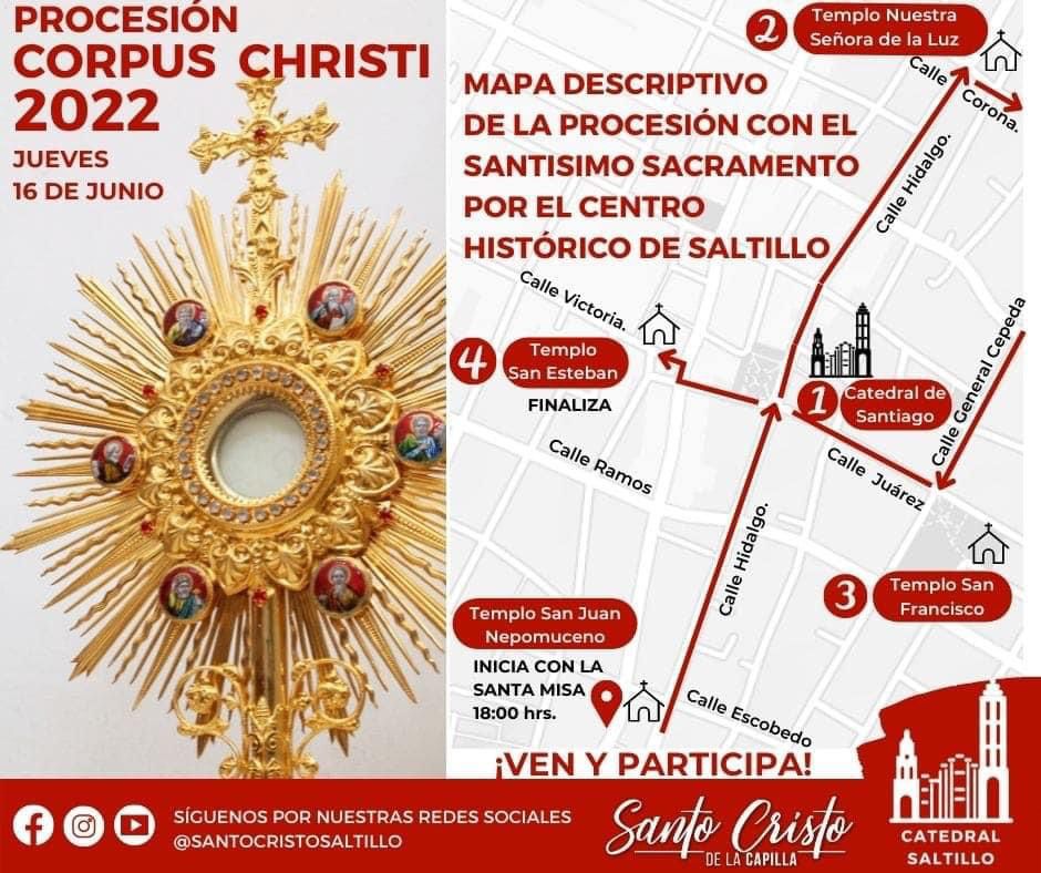 Con procesión festejarán el día de “Corpus Christi”