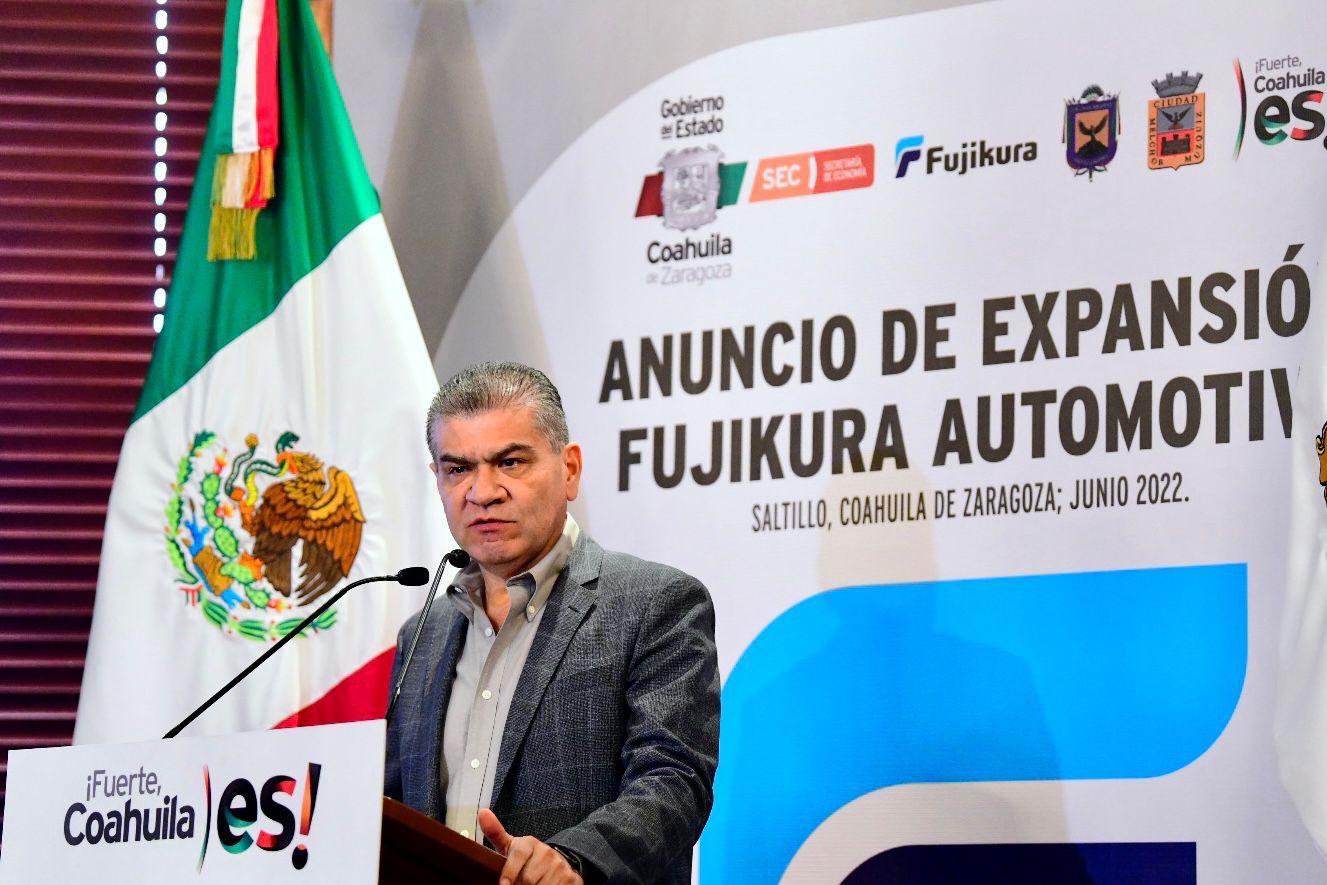 ANUNCIA MIGUEL RIQUELME  4 MIL 257 NUEVOS EMPLEOS PARA  PIEDRAS NEGRAS Y MÚZQUIZ CON LA EXPANSIÓN DE LA EMPRESA  JAPONESA FUJIKURA