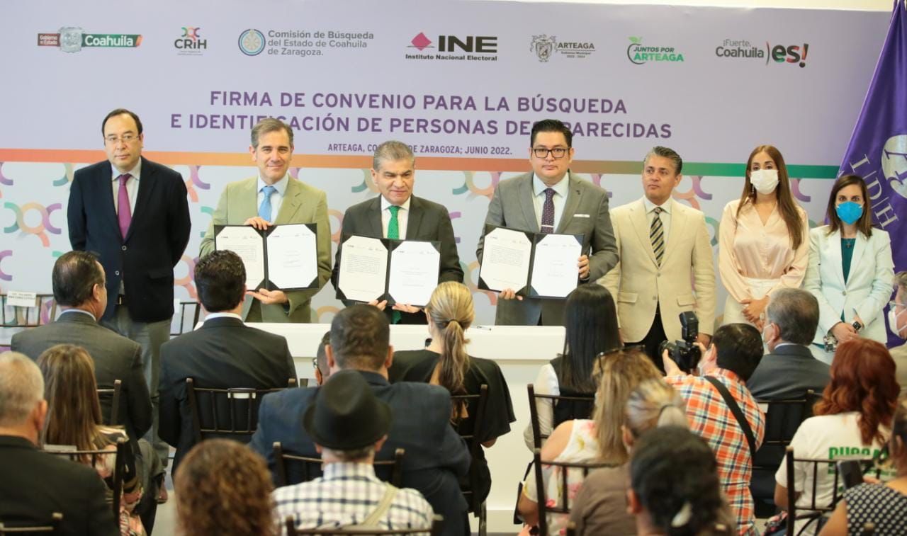 Firman convenio para acciones de búsqueda en vida y forense en Coahuila