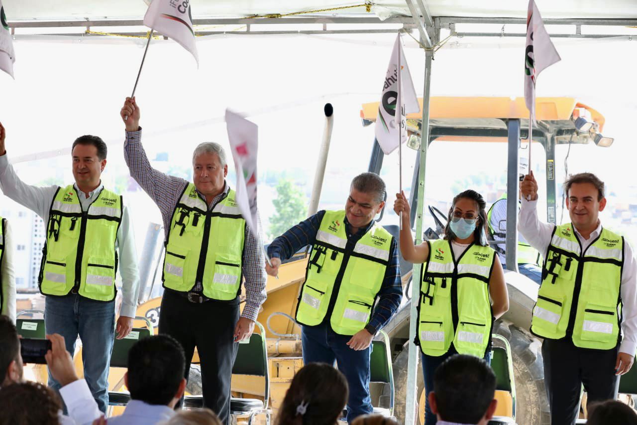 Arrancan Chema Fraustro y MARS construcción de puente vehícular