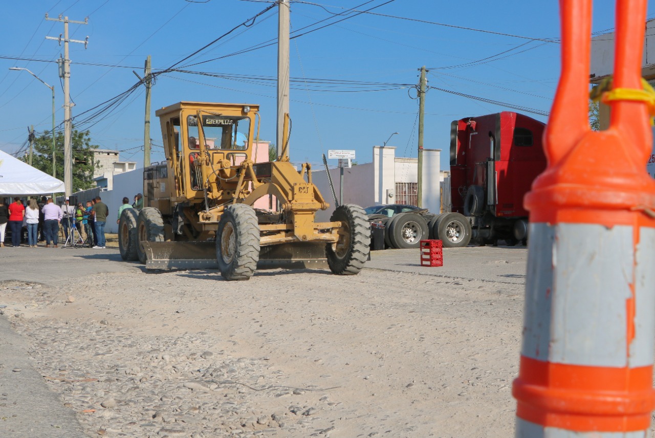 Realizan obra de pavimentación en seis colonias de Piedras Negras