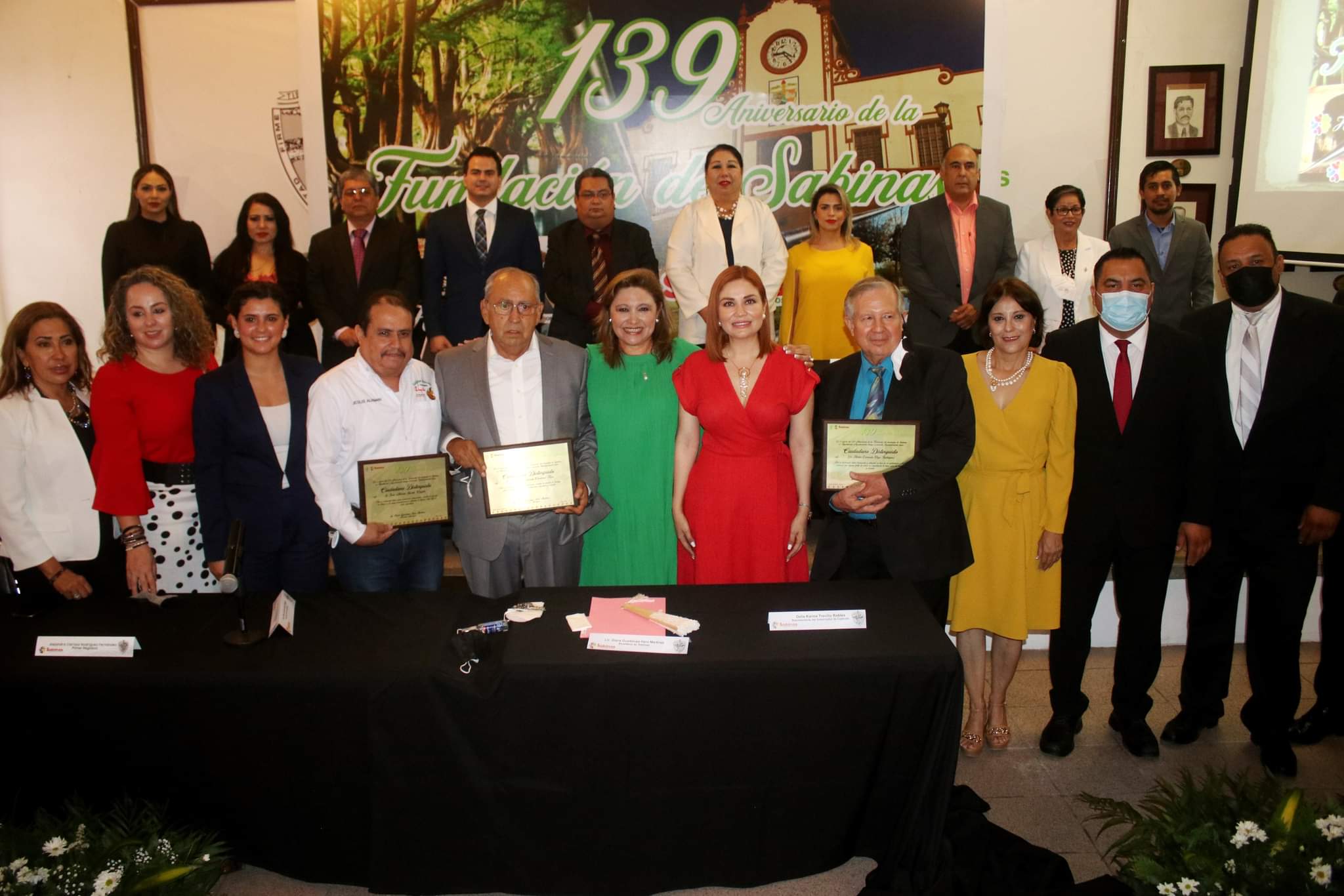 En sesión solemne recuerdan  el 139 aniversario de la fundación de Sabinas