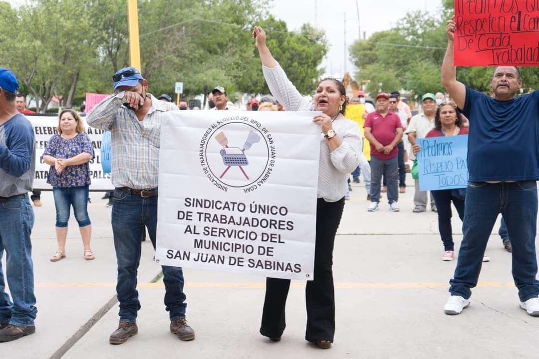 Sindicalizados de San Juan de Sabinas interponen demanda laboral en Saltillo