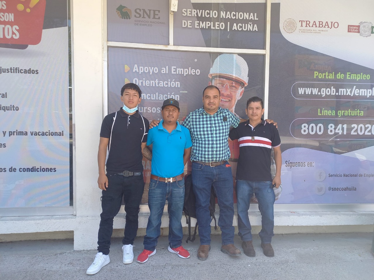 Concretan tres acuñenses contrato laboral en Canadá
