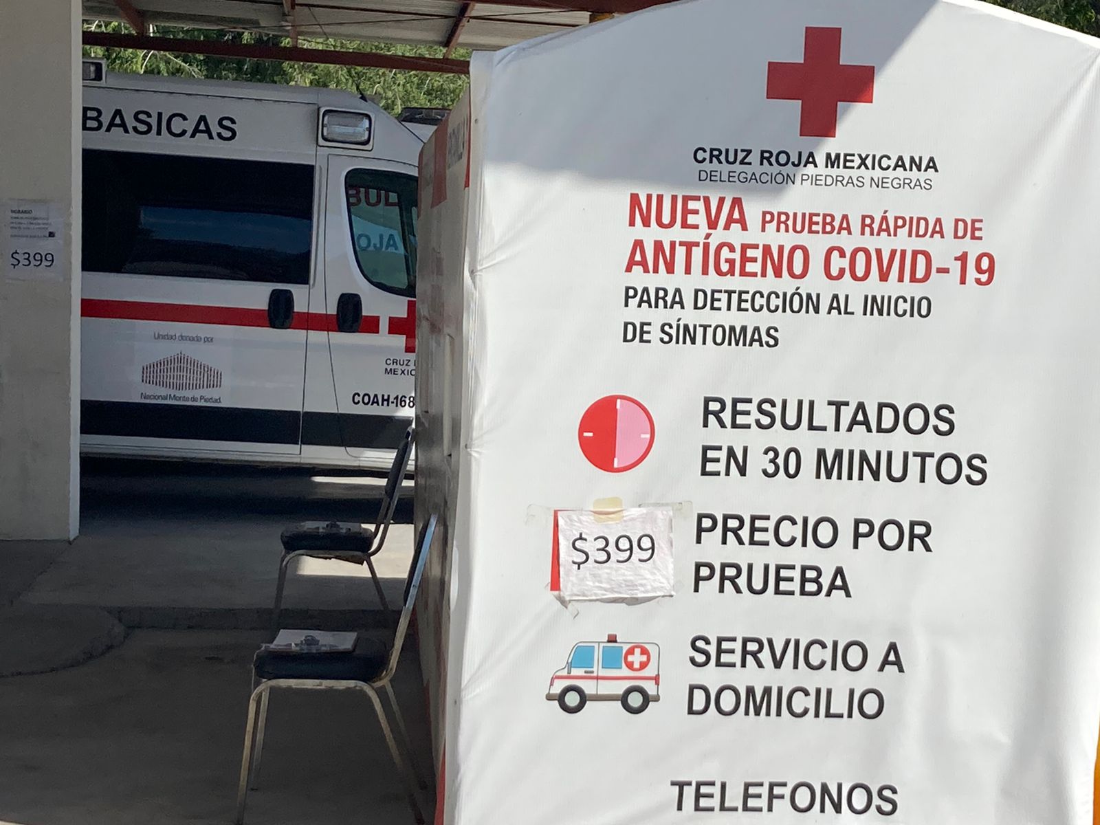 Incrementa en julio solicitud de pruebas covid en Cruz Roja