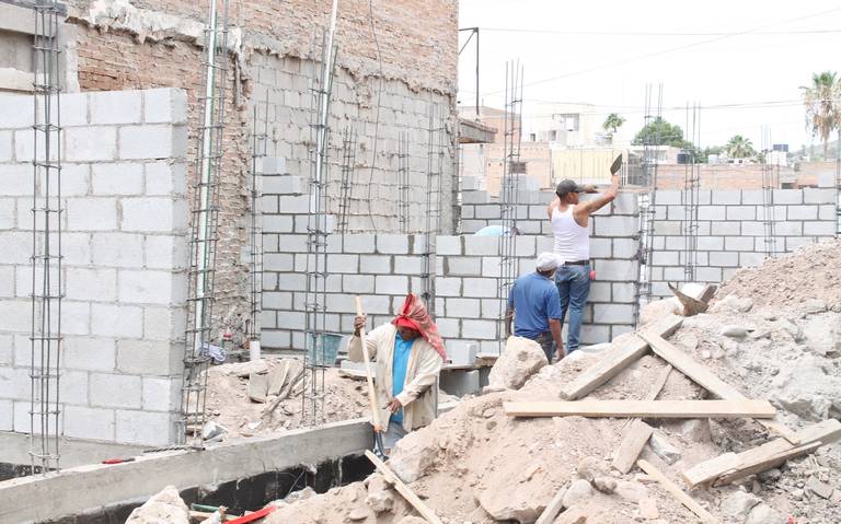 Se recupera el sector de la construcción