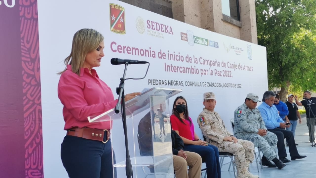 Arranca campaña de canje de armas en Piedras Negras