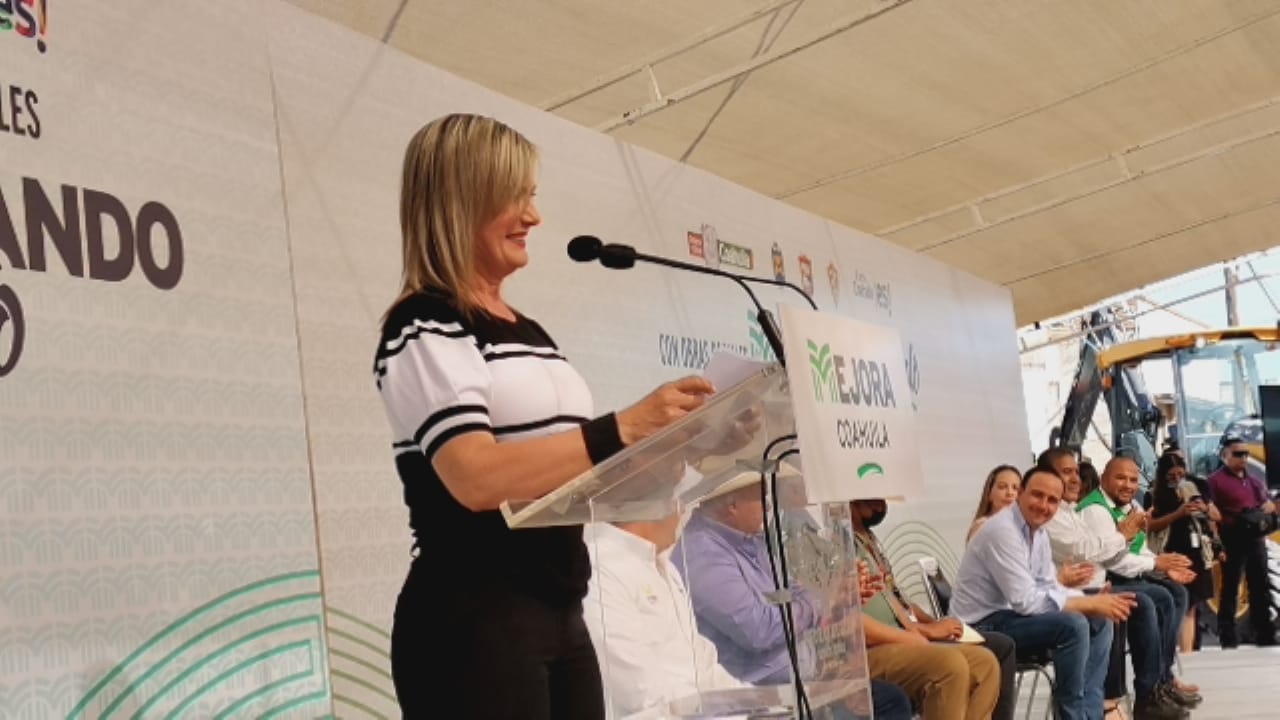 Agradece Norma Treviño obra de drenaje en la colonia Morelos