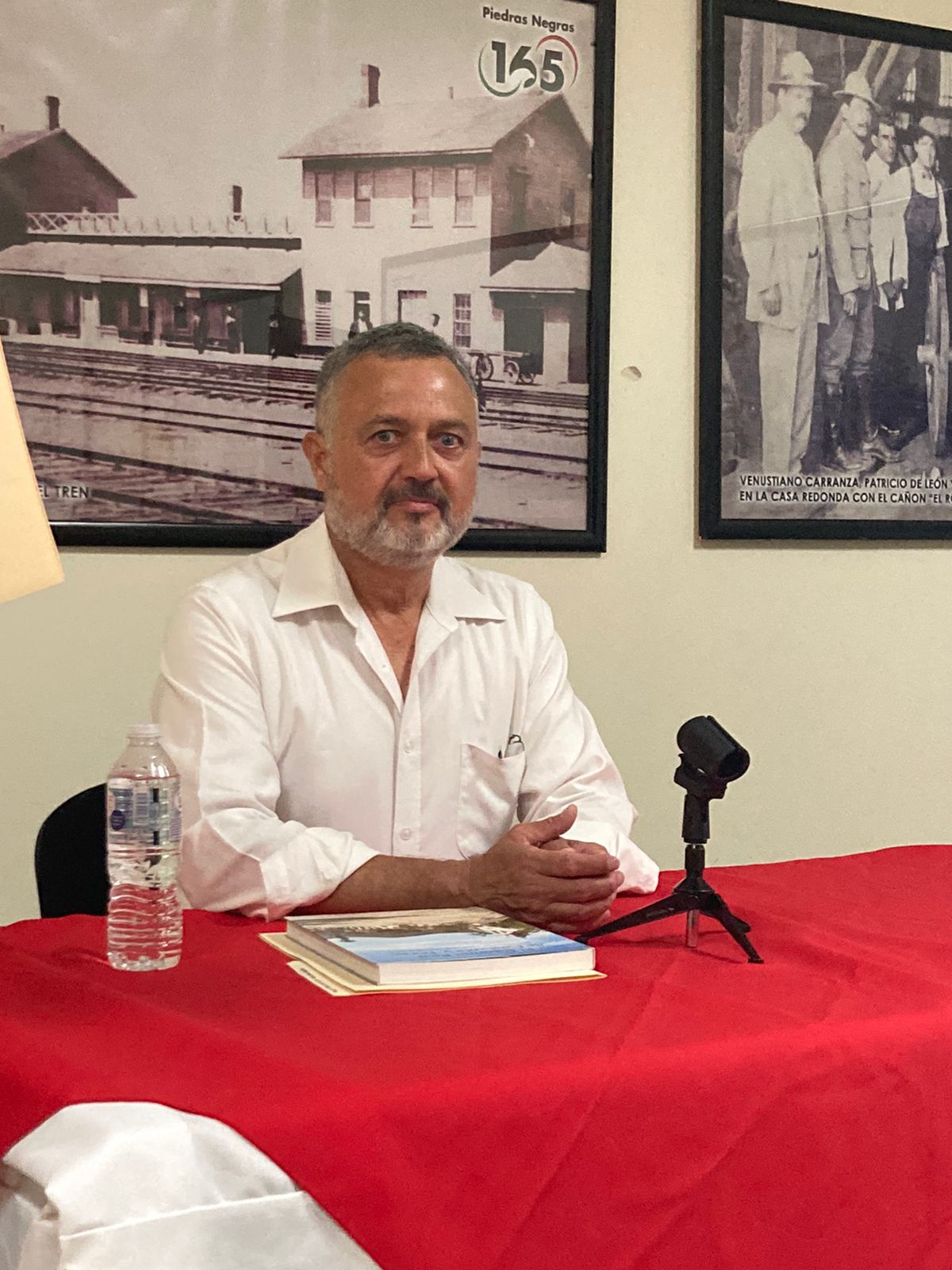 Imparte historiador Ernesto Alonso Terry Carrillo, conferencia “Colonia Militar de Monclova Viejo”