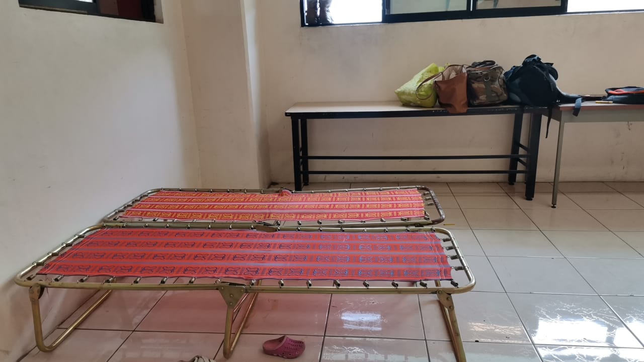 Solo una familia fue albergada en el refugio temporal