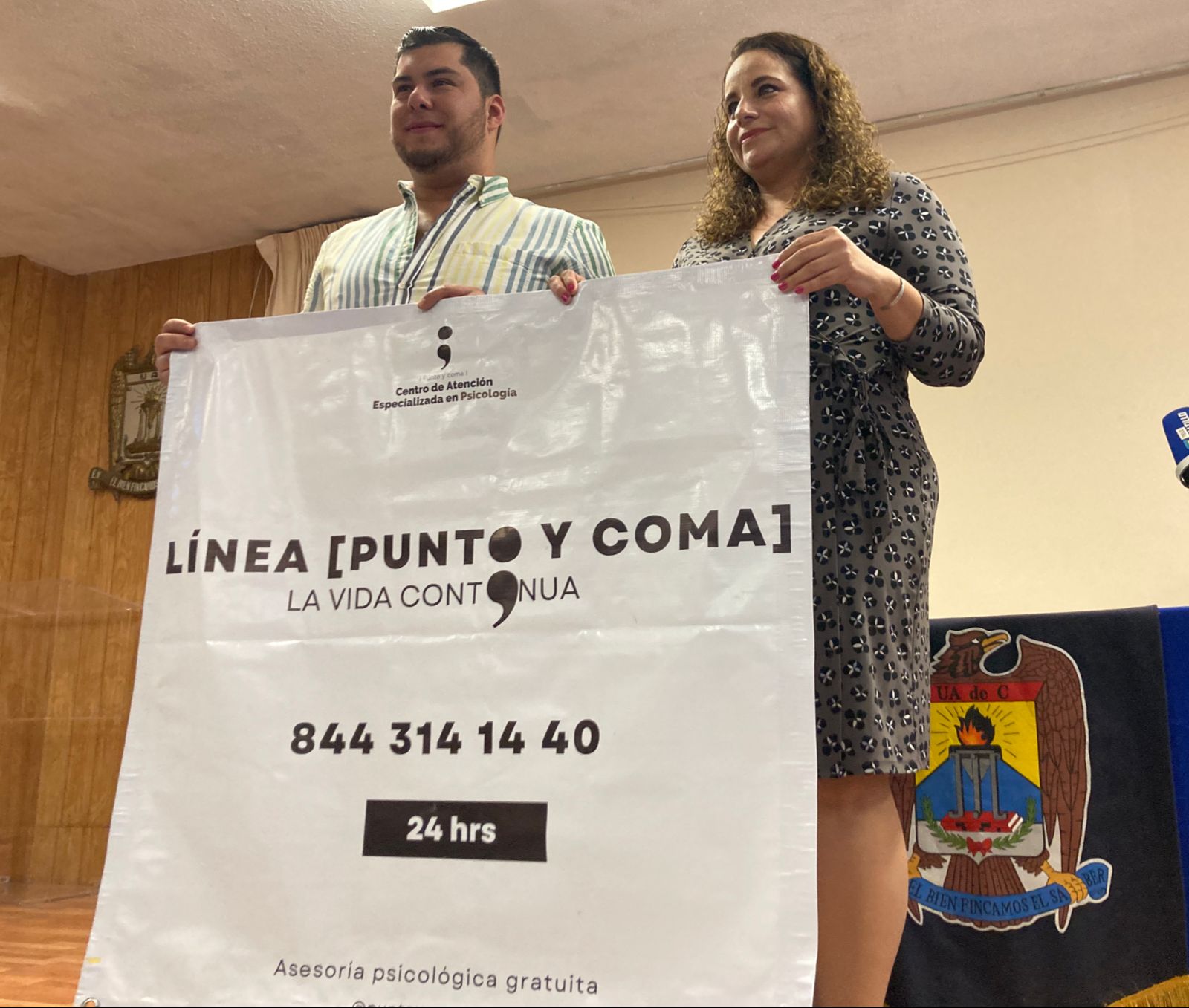 Habilita UAdeC “Línea punto y coma, la vida continúa”