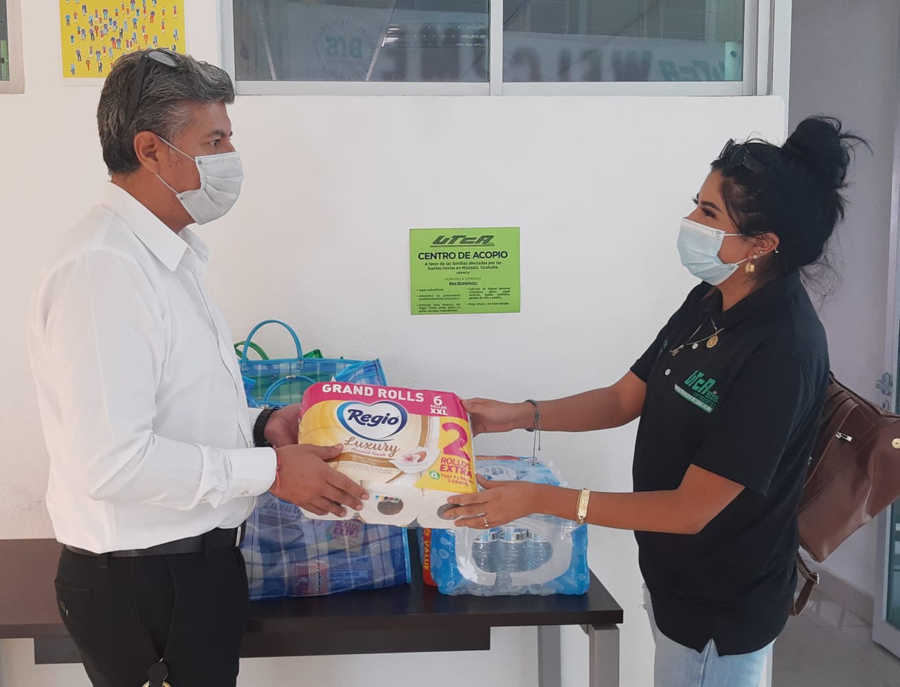 Llama UTCA a estudiantes y comunidad a donar víveres para hermanos de Múzquiz