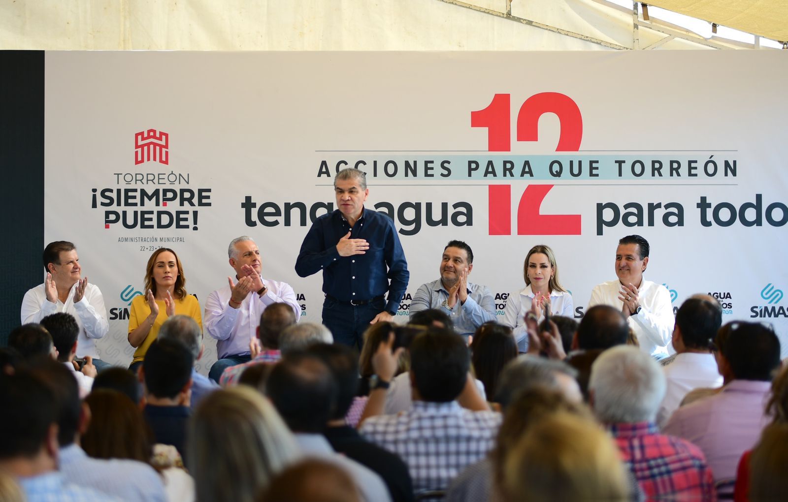 Inauguran MARS y Román nuevo pozo en la Laguna