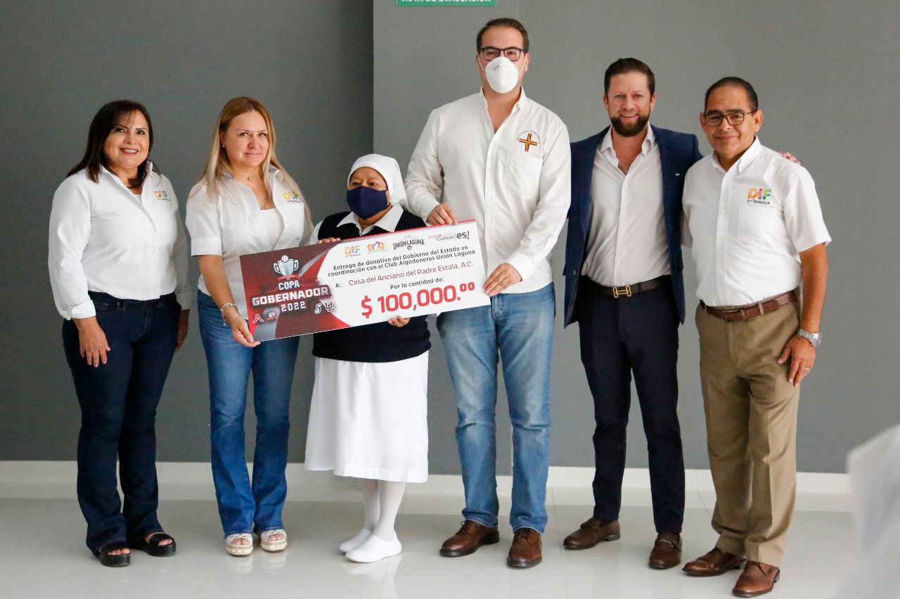 Entregan donativos DIF Coahuila y Algodoneros de Unión Laguna